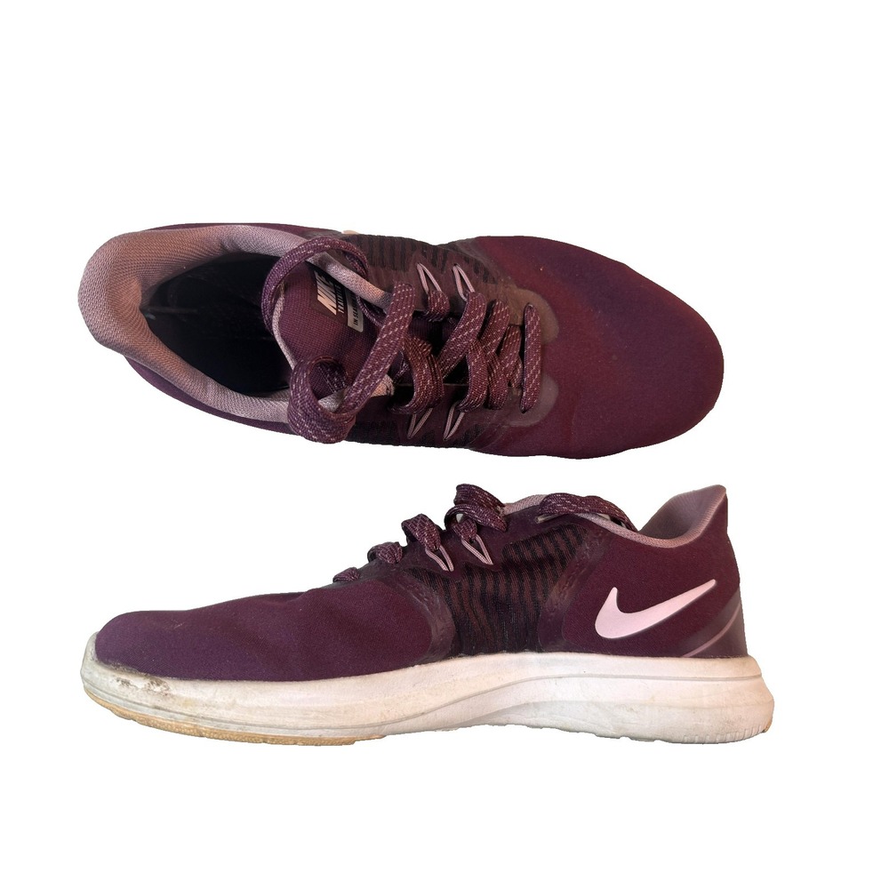 Nike Running Shoes Womens Size 8 Purple Mesh Lightweight Sneaker AA7733-602